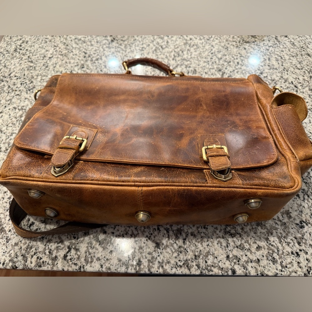 KODIAK SITKA LEATHER MESSENGER